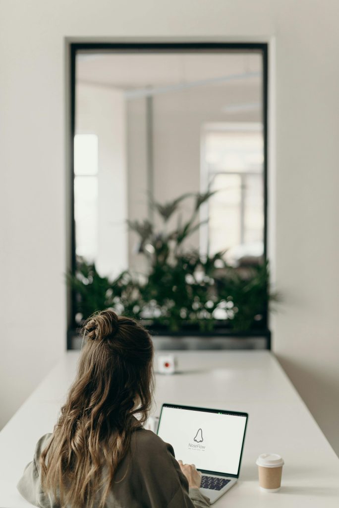 NoseFlow on laptop